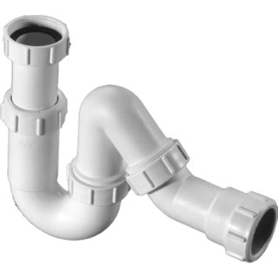 McAlpine siphon universel en plastique universel avec certification komo 6/4 x40mm