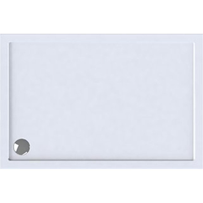 Wisa Maia receveur de douche h6xb80xl160cm vidange 90mm rectangle acrylique blanc