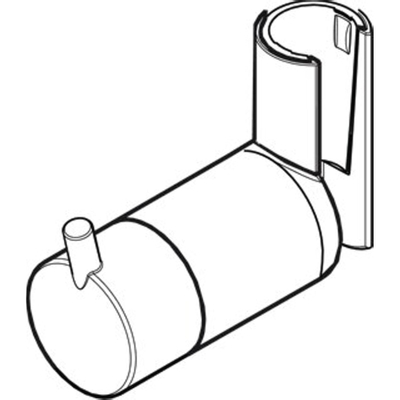 Hansgrohe Unica Schuifstuk - voor glijstang Unica S Puro - hoogglans chroom
