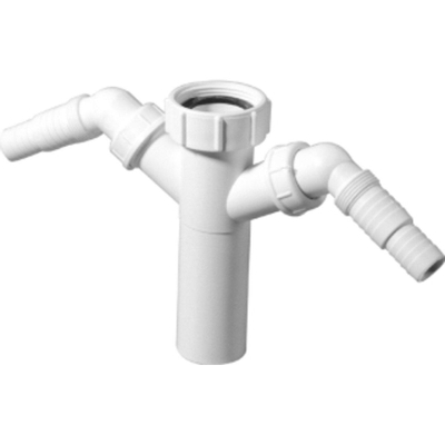 Mcalpine Toebehoren t pièce pour lave-linge et lave-vaisselle 2xhose tulle 6/4 x40mm