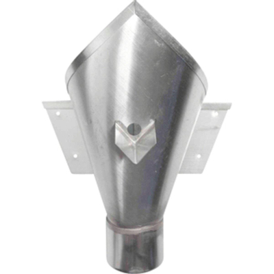Wentzel zinc réceptacle Ø80mm entonnoir