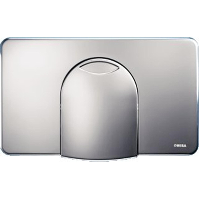 Wisa 2100 bedieningsplaat kunststof voor inbouwreservoir 2100 spoelonderbreking SO wit