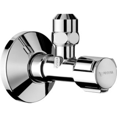 Schell Comfort robinet d'arrêt d'angle 1/2 pouce Chrome brillant