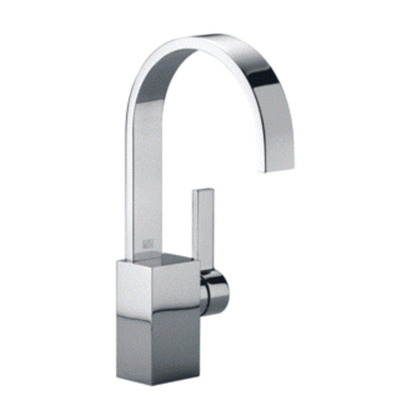 Dornbracht Mem robinet de lavabo avec socle et aérateur avec saillie 16,5 cm avec bec fixe chrome