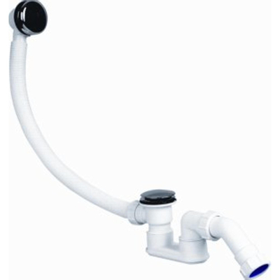 Walraven Mcalpine Ensemble vidage de baignoire - commande rotative - chromé