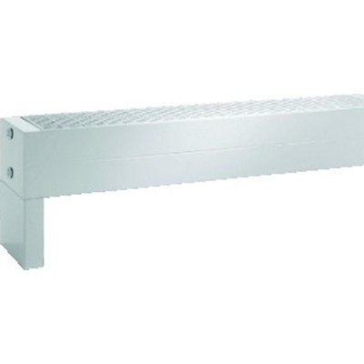 Vasco Flat Plint Line radiateur plinthe plat type 22 200x2000mm 1210W raccordement 8008 blanc structuré
