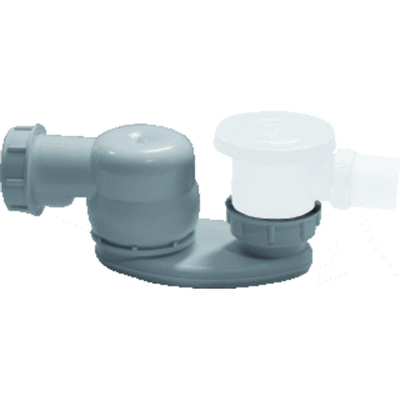 Wisa Wavedesign Siphon de baignoire peu profond universel pour baignoires autoportantes