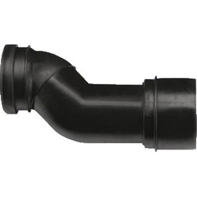 ABU Manchon d'évacuation de WC Plastique Noir