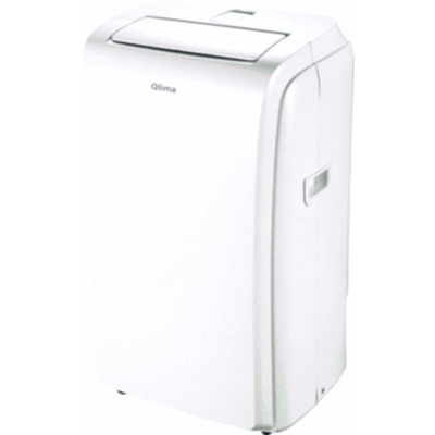 Qlima Climatiseur mobile avec télécommande 44x35.5x71.5cm 11000BTU 80-110m3 blanc