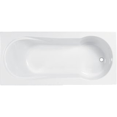 Wisa Fontana Baignoire sans tablier Rectangulaire 160x70cm Acrylique Blanc