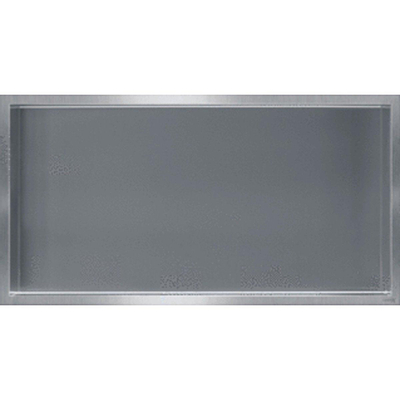 Looox BoX niche - 60x30x10cm - encastrée - acier inoxydable brossé