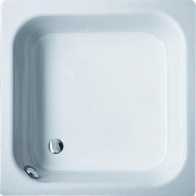 Bette receveur de douche acier carré 90x90x28cm blanc