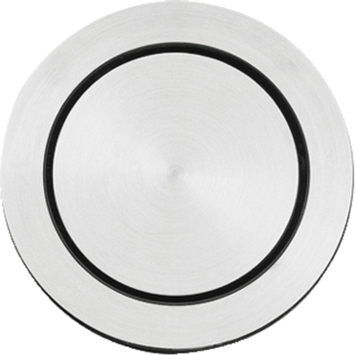 Wisa Solo Plaque de commande acier pneumatique Ø 66cm avec levier pour élément WC XS RVS