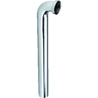 Viega tube de sol coude court pour siphon-bouteille 6/4x58 avec coude chromé