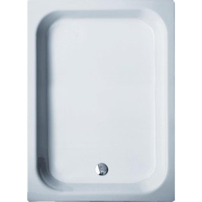 Bette Receveur de douche plat acier en tôle rectangulaire 90x80x15cm blanc