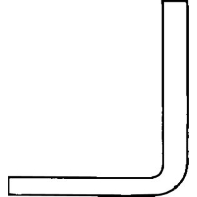 Wisa Coude de chute 39x35cm blanc