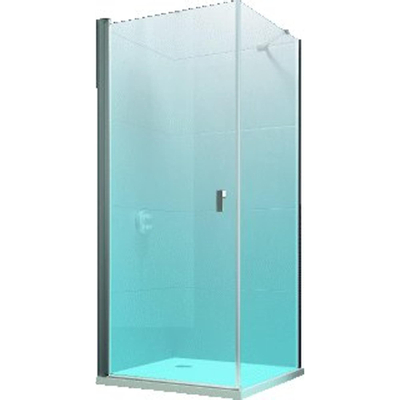 Huppe Design pure draaideur stn 80x190cm matzilver helder glas