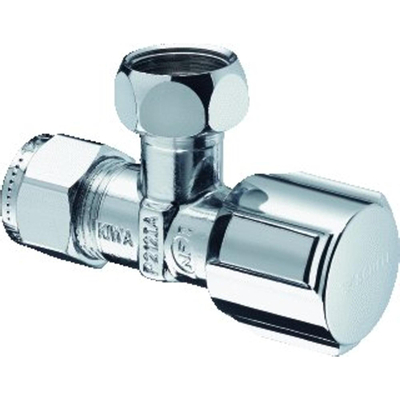 Schell robinet d''arrêt d''angle à compression 3/8"x12mm chrome