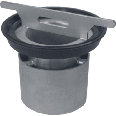 Aco Flexdrain siphon 30mm siphon à eau v 75mm spigot sortie inférieure acier inoxydable