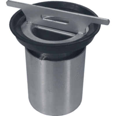 Aco Flexdrain siphon anti-odeur garde d'eau 50 mm pour emboîture 75 mm sortie verticale inox