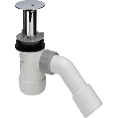 Viega Duoplex bonde de receveur de douche complète avec tuyau vertical pour receveur de douche avec trou 52mm chrome