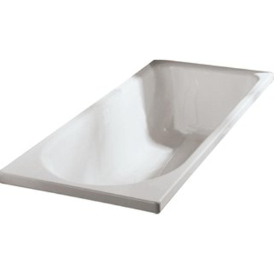 Bette Ocean baignoire acier émaillé rectangulaire 180x80cm avec trop-plein arrière blanc