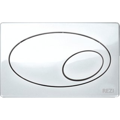 Rezi Basic Plaque de commande - multi double chasse - commande frontale - blanc