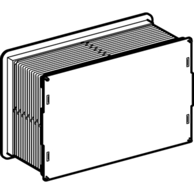 Geberit couvercle de protection pour réservoir encastré Sigma, longueur 9 cm