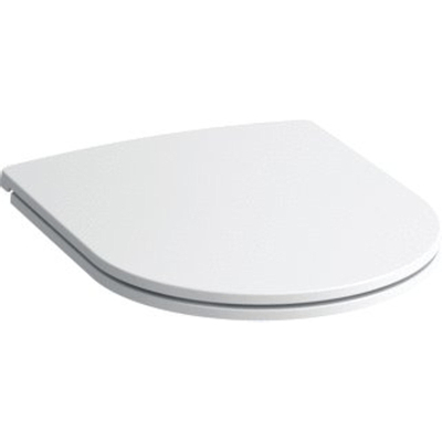 Laufen abattant wc de WC slim 37.4x44.3x5.3cm avec couvercle système amovible duroplast blanc