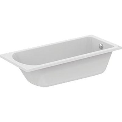 Ideal Standard Hotline new Baignoire 170x75x46.5cm 52cm avec trou rectangulaire avec trop-plein Acrylique Blanc