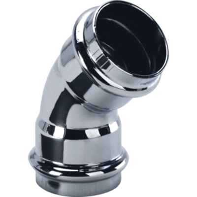 Viega cou cou coude d'évacuation 45 º 32x32mm chrome