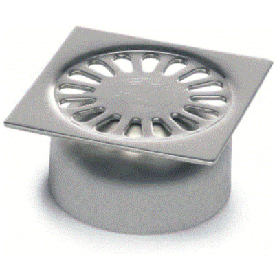 Aquaberg Grille en inox pour 182100040 82x82mm incl. garde d'odeur