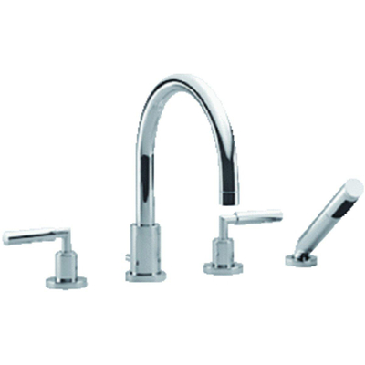 Dornbracht Tara Classic Melangeur bain/douche a 4 trous pour montage sur gorge ou hors baignoire Platine