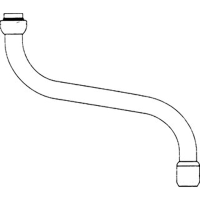 Venlo bec inférieur pivotant avec régulateur de jet 3/4\x170mm chrome
