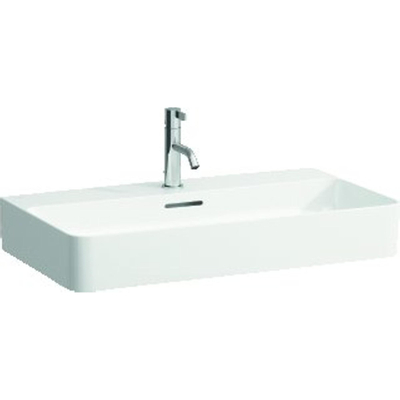 Laufen VAL lavabo-meuble 42x75x11.5cm avec trou de robinet avec trop-plein SaphirKeramik blanc