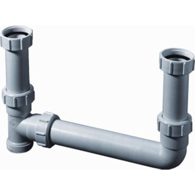 McAlpine Duplex Siphon double 1. 1/2 pouces Polypropylène