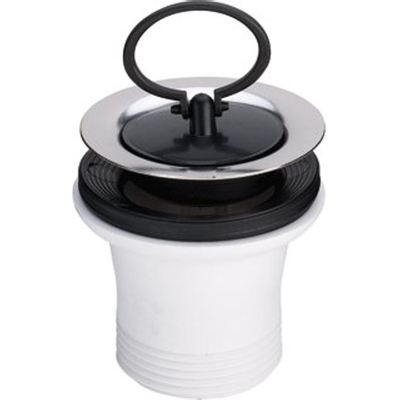 Viega Bondes d'évier Bouchon de bonde H5,5cm Acier inox/plastique Acier inox