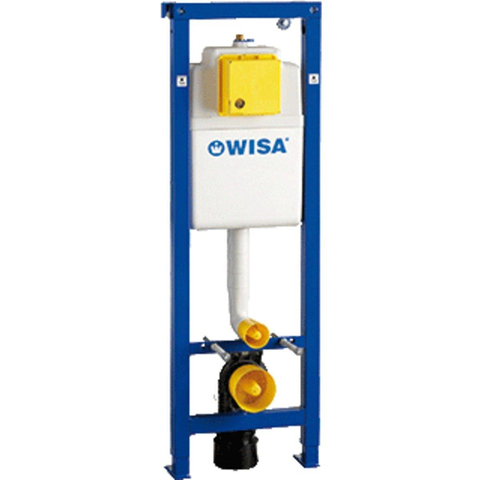 Wisa XS inbouwreservoir - 38x16x118cm - frontbediening - grijs 0704408