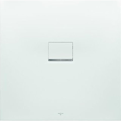 Villeroy & Boch Squaro infinity douchebak - 100x100x4cm - Anthracite (grijs) SW28695