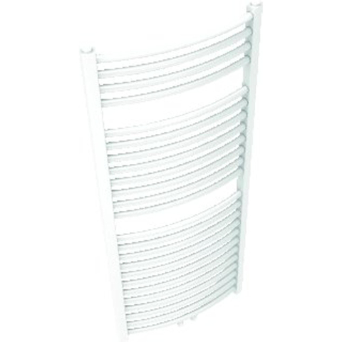 Henrad Aphrodite radiateur sèche-serviettes 176.5x58.5cm 934watt 4 raccordements Acier Blanc Brillant 8222167