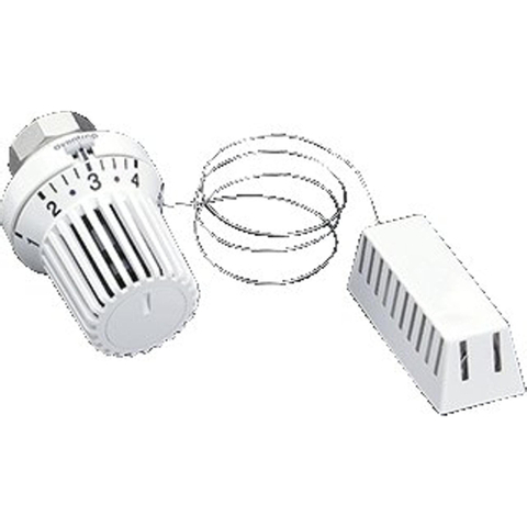 Oventrop tête thermostatique Uni LH capteur à distance M30x1.5 cap. 2m avec position zéro blanc 7503010