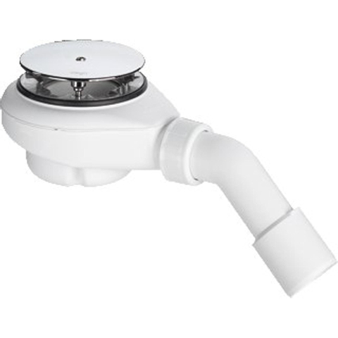 Viega Tempoplex bonde de receveur de douche 60mm de hauteur complet 115x40/50 pour receveur de douche avec trou 90mm chrome 0510135