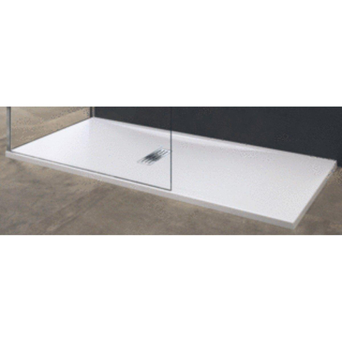 Novellini Ultra flat receveur de douche acrylique rectangulaire avec antidérapant 120x90x3.5cm avec siphon blanc 0336011