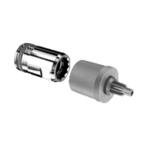 Schell Quick quick adapter m. ASAG 1/2"x55mm chroom 0440096
