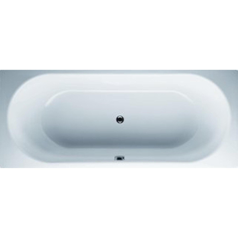 Bette Starlet Ligbad B80xL175cm 52cm met gat rechthoek met overloop Plaatstaal Pergamon OUTLETSTORE STORE41909
