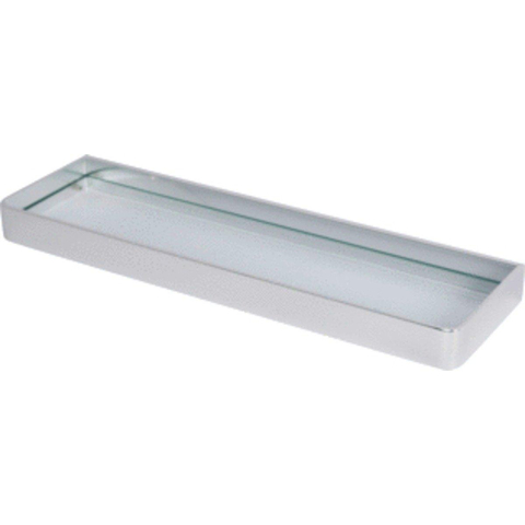 Haceka Aline Étagère en verre Aluminium brossé 46cm SW211030