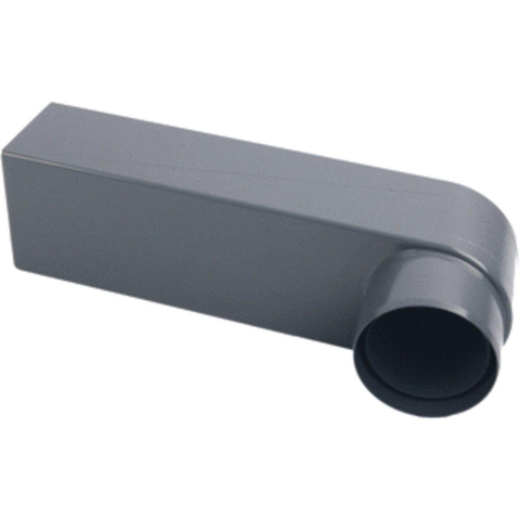 Wavin ABS stadsuitloop 100/80mm grijs 2150868