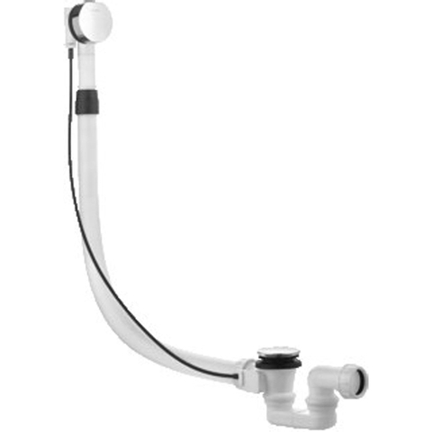 Kludi Rotexa 2000 vidage de baignoire et ensemble trop-plein avec bonde et câble 85cm chrome 0401604