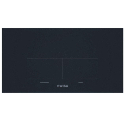 Wisa Kantos Bedieningspaneel Aluminium Mat Zwart SW471459