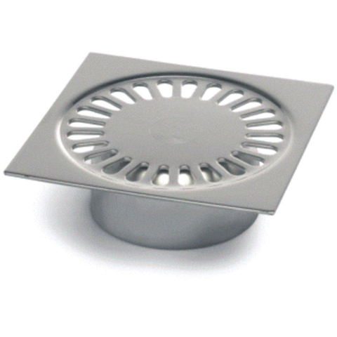 Aquaberg RVS rooster voor 182150050 132x132mm incl. reukafsluiter 2300058